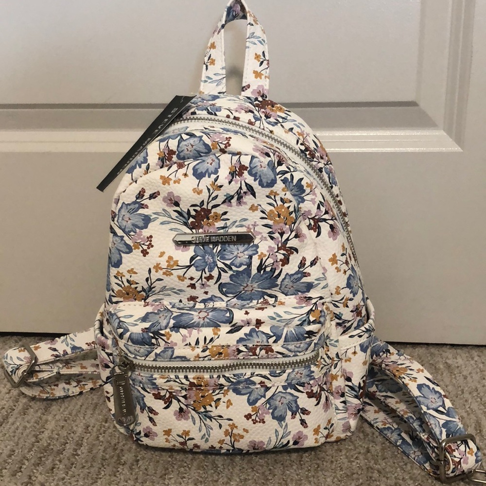 New *never used* Steve Madden flower mini backpack